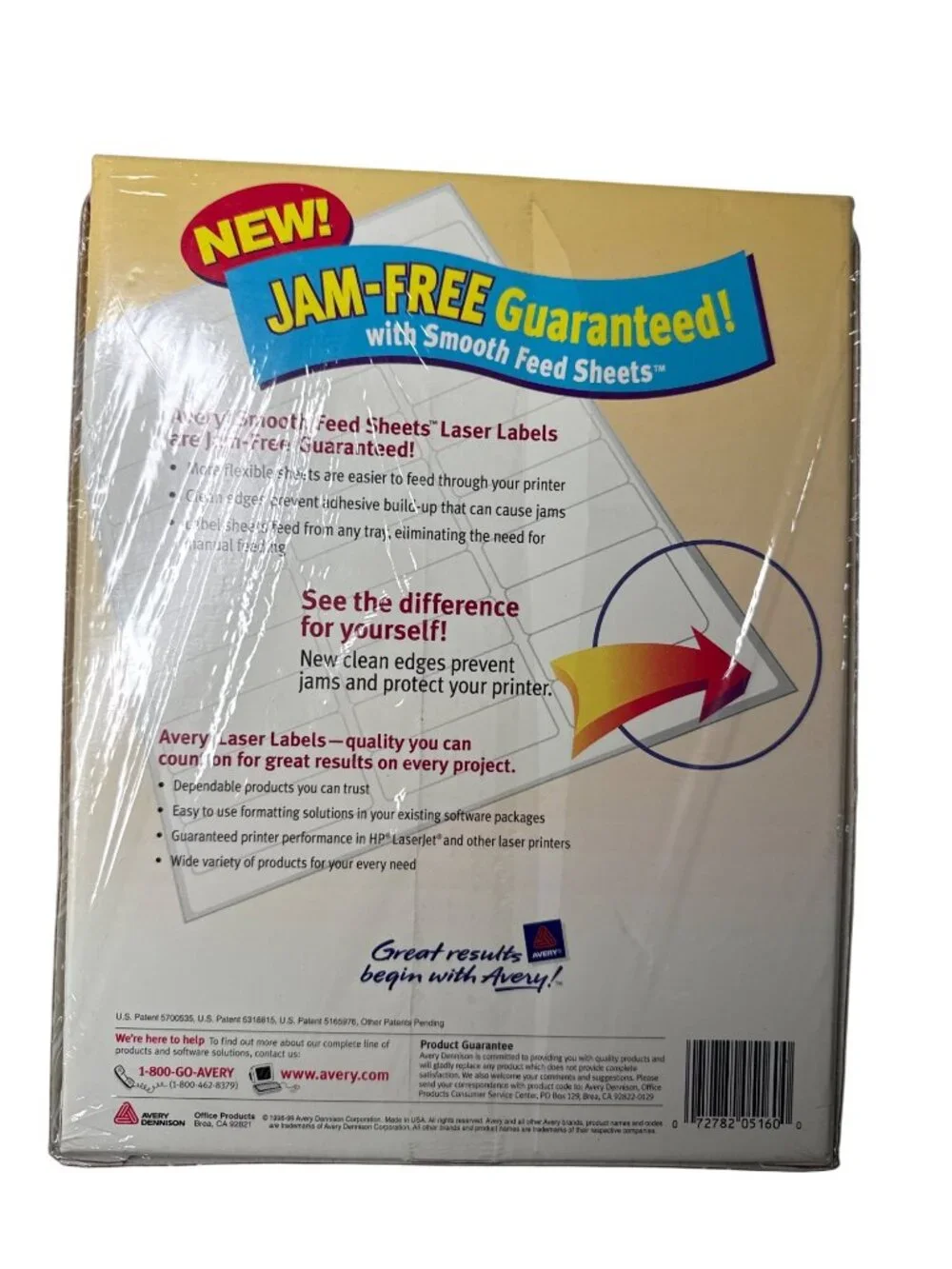 Avery White Address Labels 5160 100 Sheets 3000 Labels 1